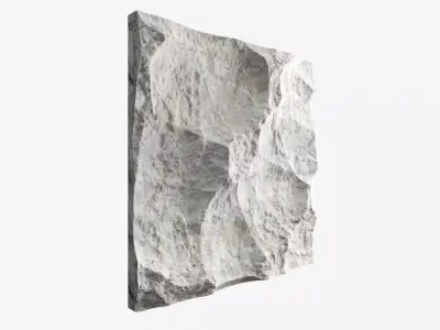 136-RockPanel piece of stone 3D model