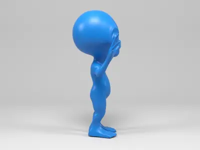 Alien 4 3D print model