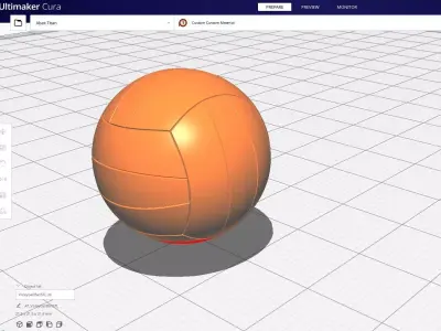 Voleyball Ball STL01 3D print model