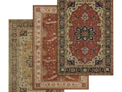 Rug Set 1142 3D model