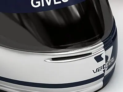 Helmet F1 2009 Sebastian Vettel 3D model