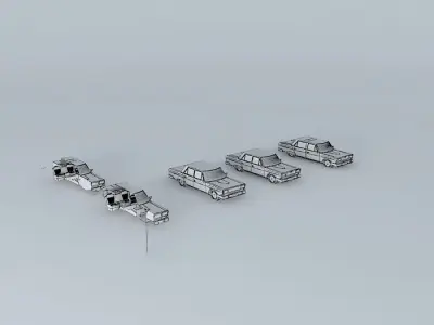 70s car 5 Free 3D model