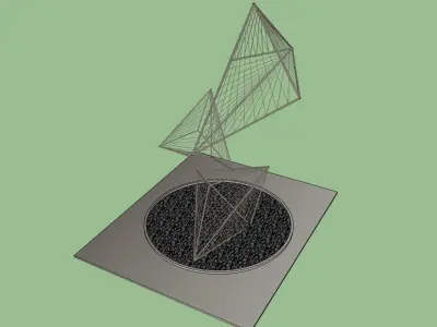 Abstract Sculpture 3D Model 3D model purchase