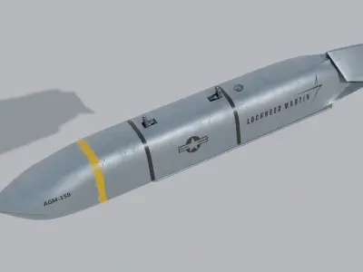 PBR AGM 158 Joint Air-to-Surface Standoff Missile 3D model