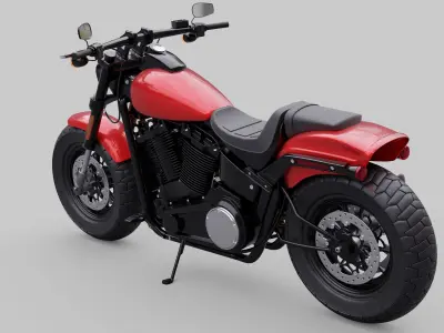 Harley Davidson Fat Bob 2020 3D model