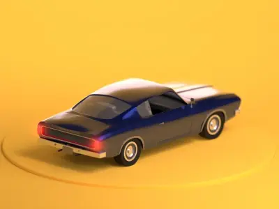Plymouth barracuda 3D model