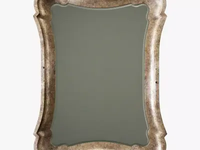 Uttermost anatolius antiqued silver leaf mirror 3D model
