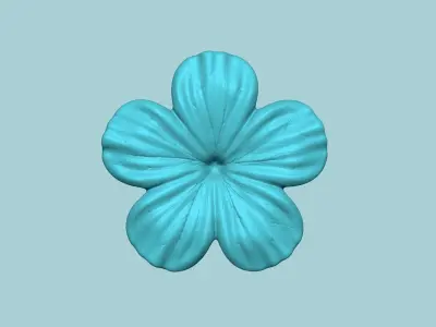 Hibiscus Flower - Molding Artificial EVA Craft 3D print model