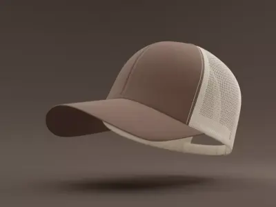 Cap - 03 Low-poly 3D model