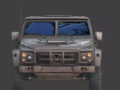 Wasteland Vehicle Collection 3D Model Low-poly 3D model