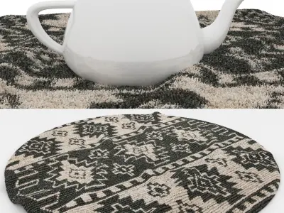 Rugs No 124 Low-poly 3D model
