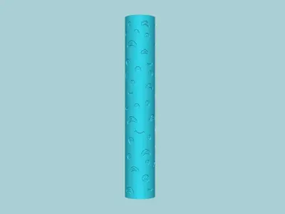 Texture Roll 72 Super Mario Negative - Fondant Decoration Maker 3D print model