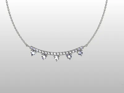 Minimal necklace 3D print model