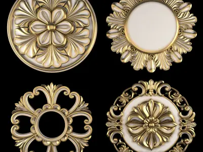 Ornament Element Pack 22 3D model
