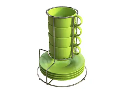 Cups Organizer Free 3D model