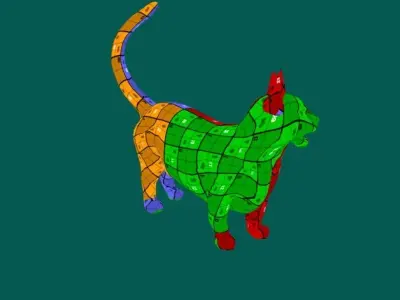 Munchkin Sausage Cat 3D model