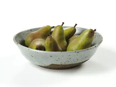 polypasta - WK Keramik fruit bowl 01 with pear 01 3D model