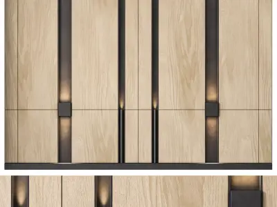 3D Wall Panel - 1 3D model