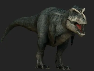 Dinosaur 3D model with rigging - Tyrannosaurus Rex  3D model