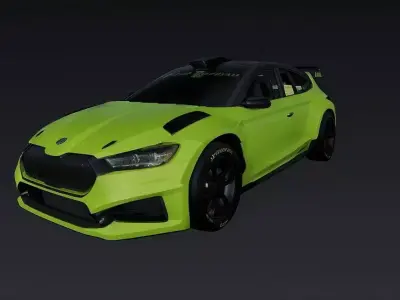 Elegant and Classic Car 3d model Low-poly 3D model