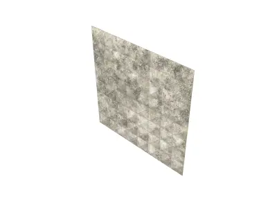 Triangle Grid Pattern Wall Panel V1 001 Low-poly 3D model