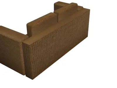Brown Sofa 3D model