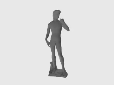 Statue  man 3D print model