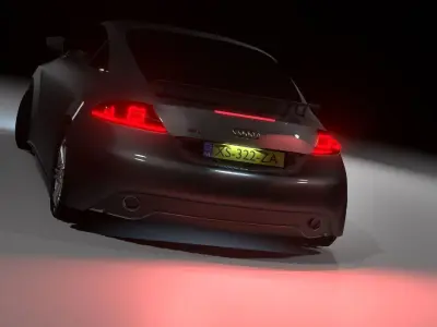 Audi tt rs 2010 3D model