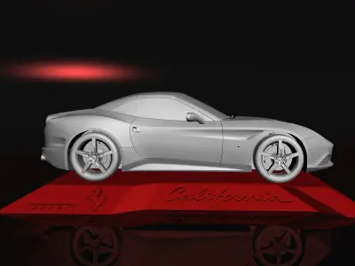 FERRARI CALIFORNIA T  3D PRINTABLE MODEL 3D print model