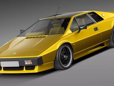Lotus Esprit S2 Turbo 1978 3D model