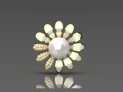 flower jewellery pendant pp0009 3D print model
