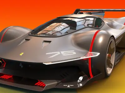 Ferrari Vision Gran Turismo Concept 3D model