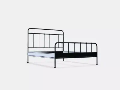 STJARNO Bed frame Low-poly 3D model