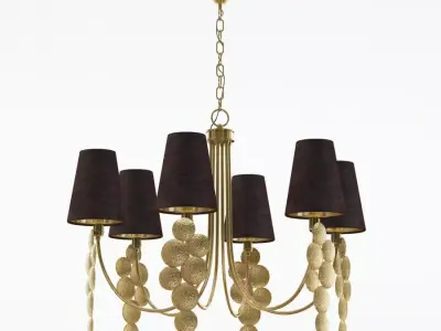 Villa Lumi - Ethnic Chandelier 3D model