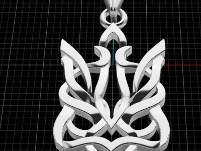 Ukrainian Trident 3D print model