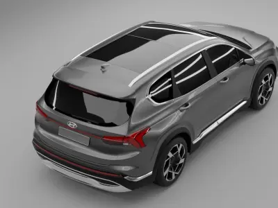 Hyundai Santa Fe 2023 3D model