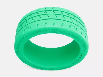 18x9 Hoosier Track Attack Pro Tire 245 40 R18 3D print model