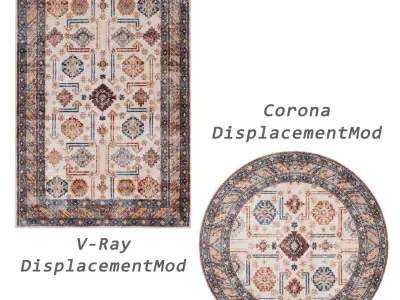 9 in 1 Rug Collection No 33 Low-poly 3D model