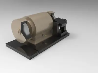 grinding machine 3D model