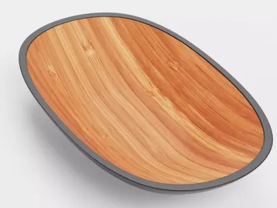 -Bamboo Bowl V4- Low-poly 3D model