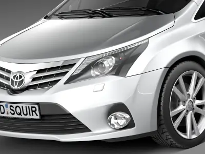 Toyota Avensis Sedan 2013 3D model