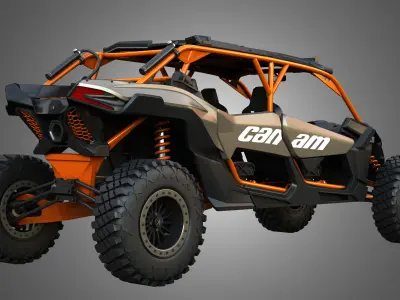 Can-Am Maverick X3 - 2 in 1 3D Model Pack