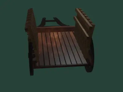 The Bullock Cart 3D model