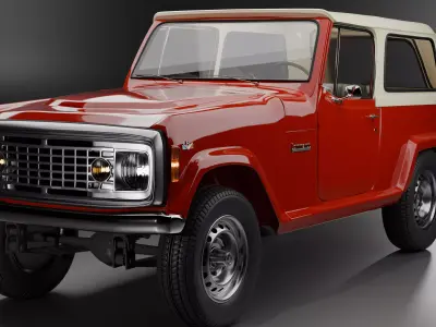 Jeep Commando 1972 3D model