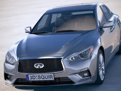 Infiniti Q50 2018 3D model