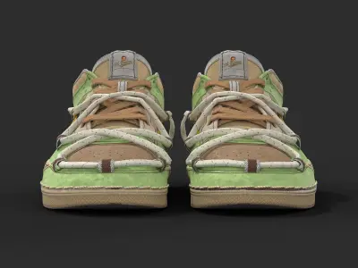 Custom Nike Dunk 3D model