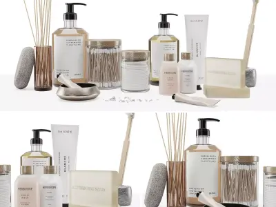 Bathroom set 02  3D model