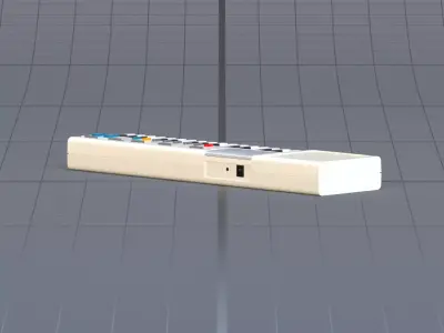 electronic organ 3D model