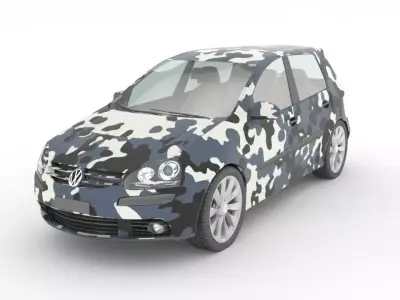 Volkswagen golf mk5 3D model