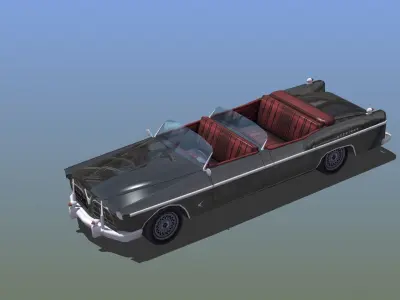 Open Topped Limo 3D model